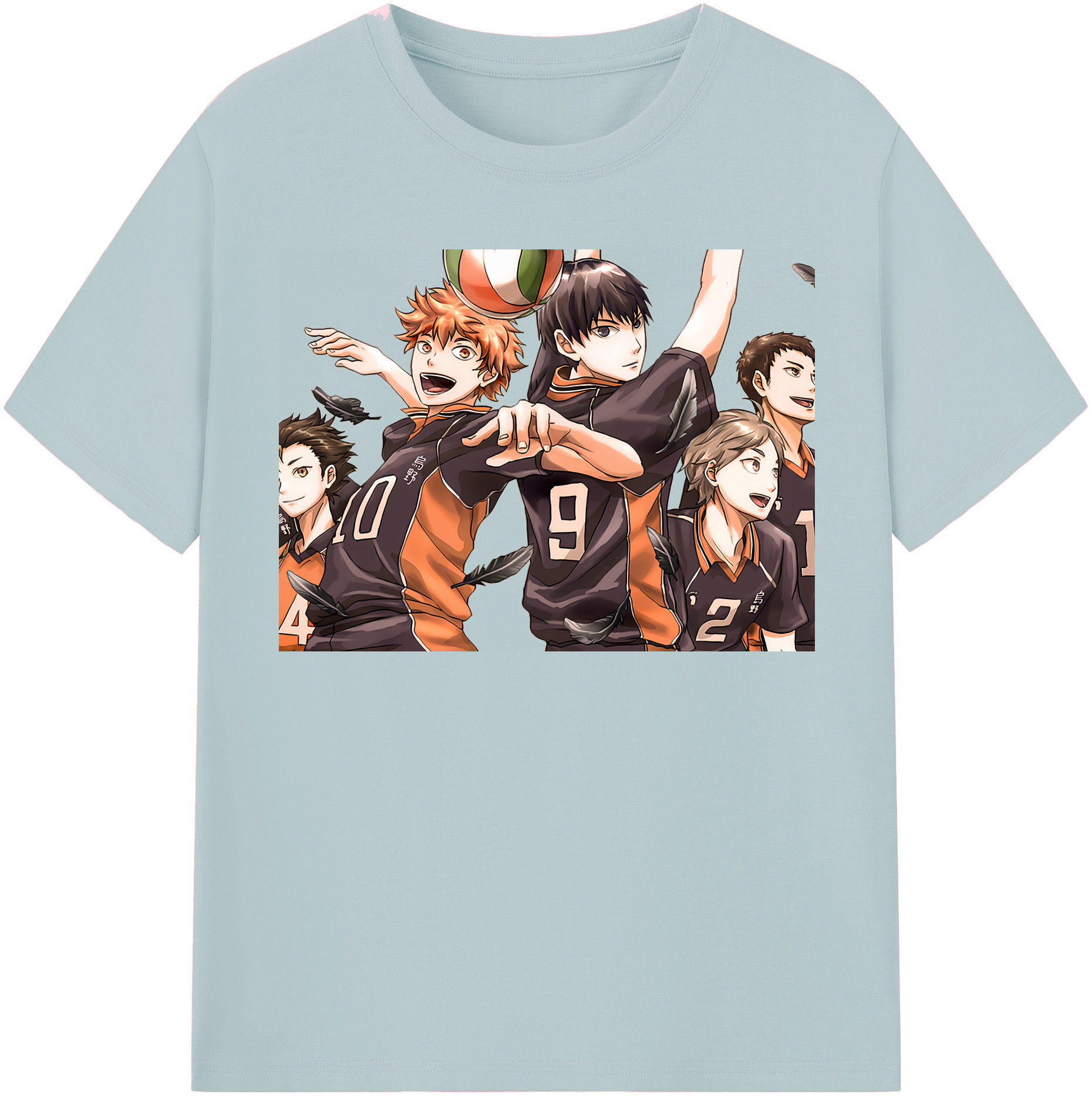 （画像用） ハイキュー!! Haikyu!! 綿100％半袖Tシャツ（フロントプリント）
